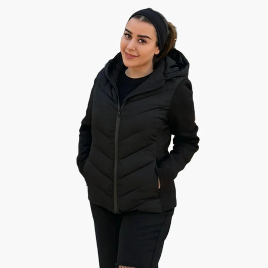 Damen Steppjacke mit Kapuze – Alltag & Outdoor, Komfortabler Schnitt