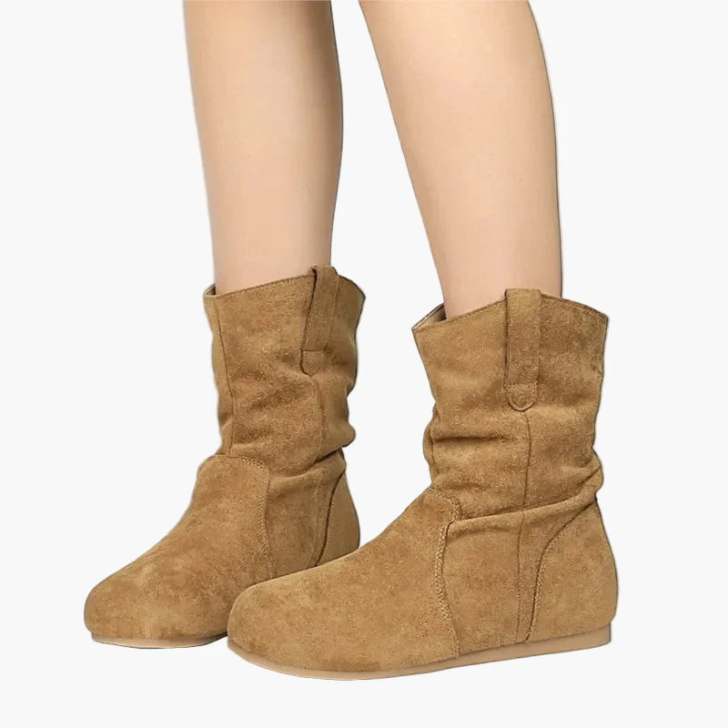 Damen Bequeme Freizeit Stiefel – Modische Slipper Boots für Alltag und Outdoor