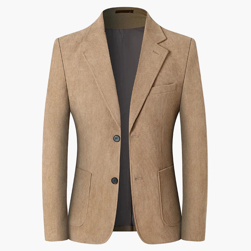 Herren Cord Sakko Blazer Klassisch Elegant für Büro und Freizeit
