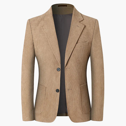 Herren Cord Sakko Blazer Klassisch Elegant für Büro und Freizeit