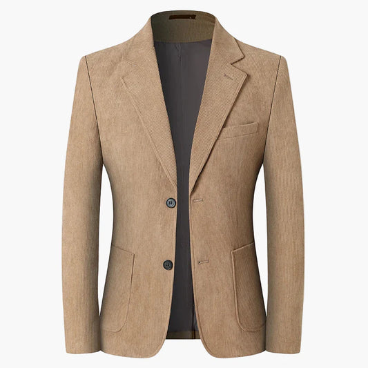 Herren Cord Sakko Blazer Klassisch Elegant für Büro und Freizeit