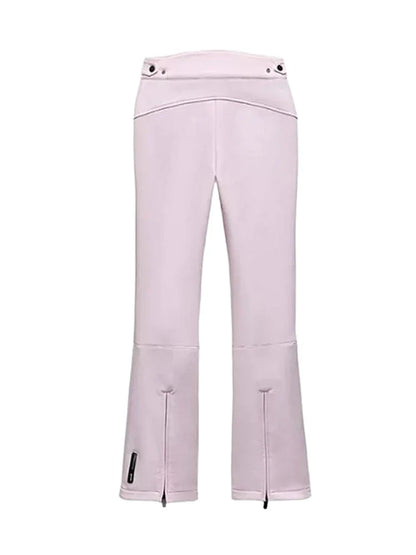 Damen Steppjacke mit Kapuze & Skihose Set Hellrosa