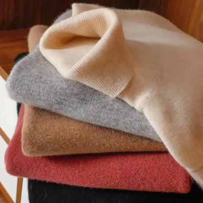 Damen Rollkragenpullover, langärmlig, weiches Material