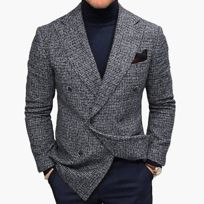 Herren Doppelreihiges Sakko – Moderner Business & Casual Blazer für stilbewusste Männer