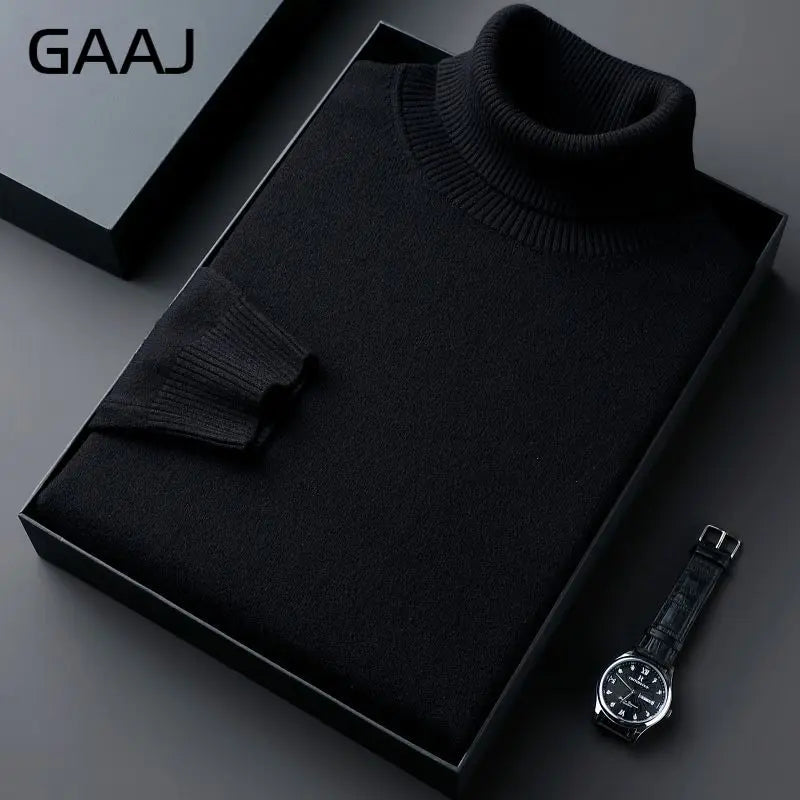 Rollkragenpullover für Herren, Feinstrick