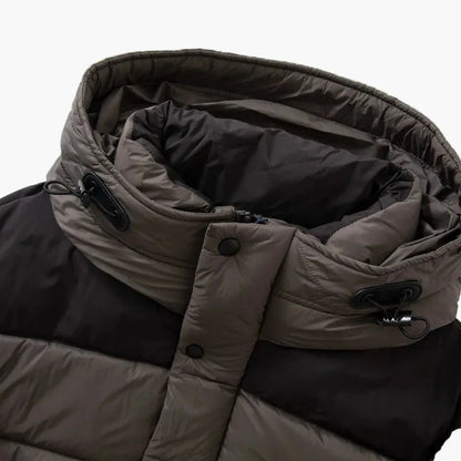 Herren Winter Daunenjacke – Warme Steppjacke mit Kapuze für Alltag und Outdoor