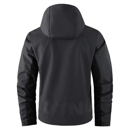 Herren Outdoor Jacke mit Kapuze & Reißverschluss Mehrfarbig
