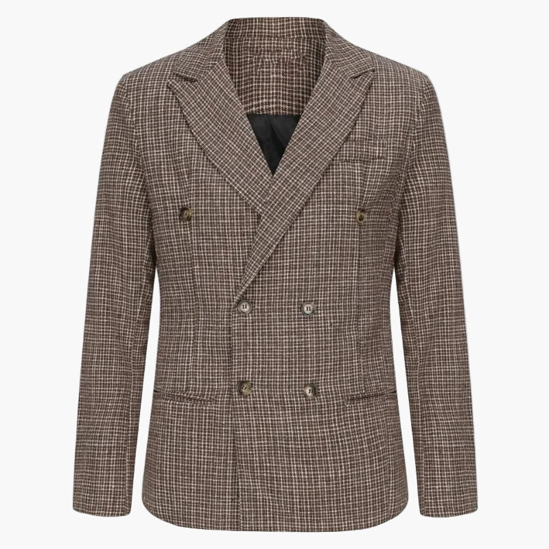 Herren Doppelreihiger Blazer im modernen Business-Stil – Perfekt für Büro und besondere Anlässe