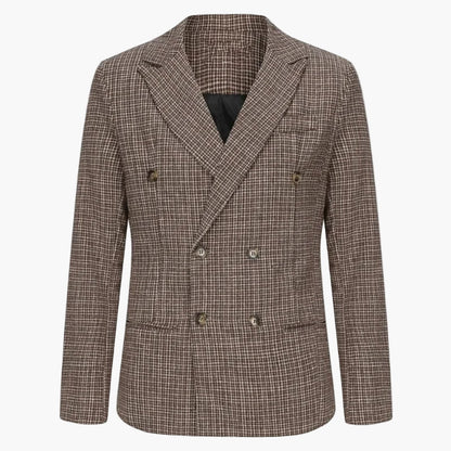 Herren Doppelreihiger Blazer im modernen Business-Stil – Perfekt für Büro und besondere Anlässe
