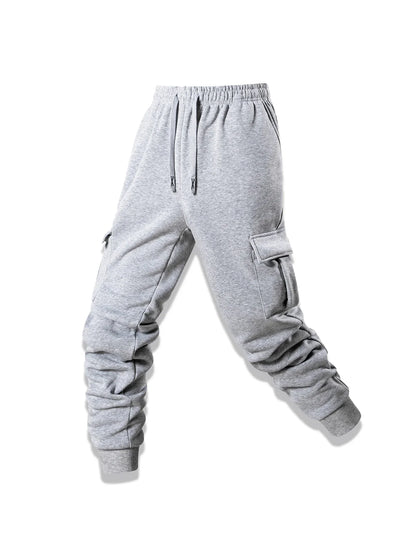 Unisex Cargo Jogginghose mit Taschen und Kordelzug