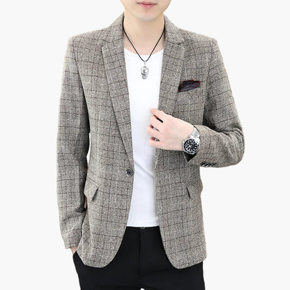 Herren Modernes Business Casual Sakko – Eleganter Blazer für Büro & Freizeit