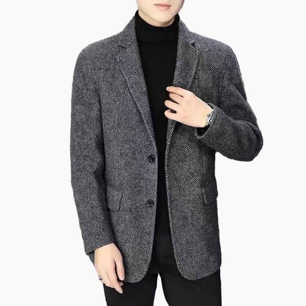 Herren Klassischer Blazer Modern Business Freizeitjacke – Eleganter Stil für Büro & Alltag