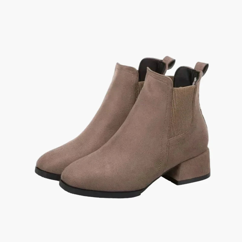 Damen Chelsea Stiefeletten – Modische Alltags-Boots mit Blockabsatz