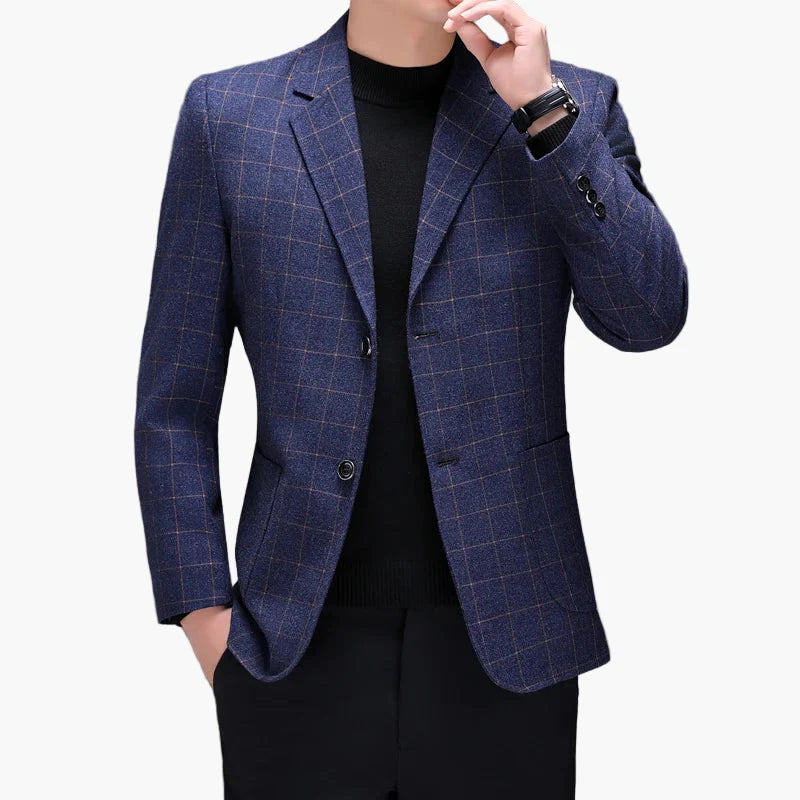 Herren Sakko Modern Kariert – Eleganter Business & Freizeit Blazer