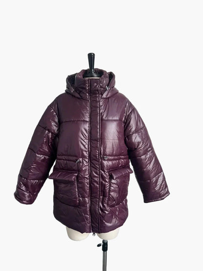 Damen Winter Steppjacke mit Kapuze – Modischer City-Style & Wärmeschutz
