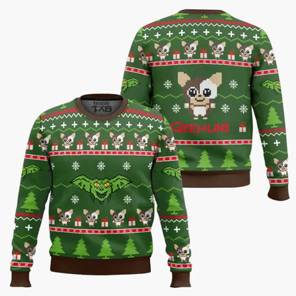 Herren Weihnachtspullover Gremlins Ugly Christmas Sweater – Lustiger Fanartikel für Weihnachten