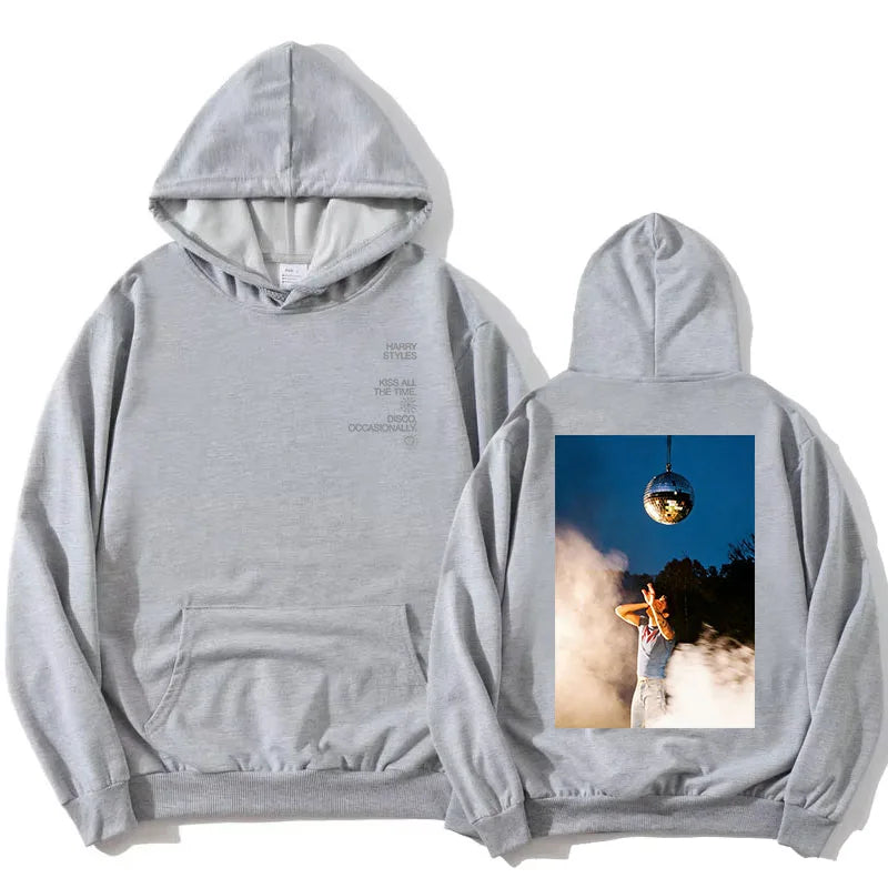 Unisex Kapuzenpullover mit aufgedrucktem Text und Motiv
