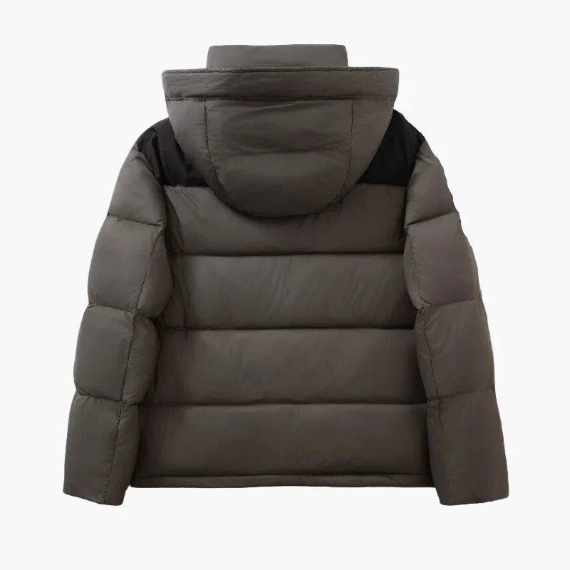 Herren Winter Daunenjacke – Warme Steppjacke mit Kapuze für Alltag und Outdoor