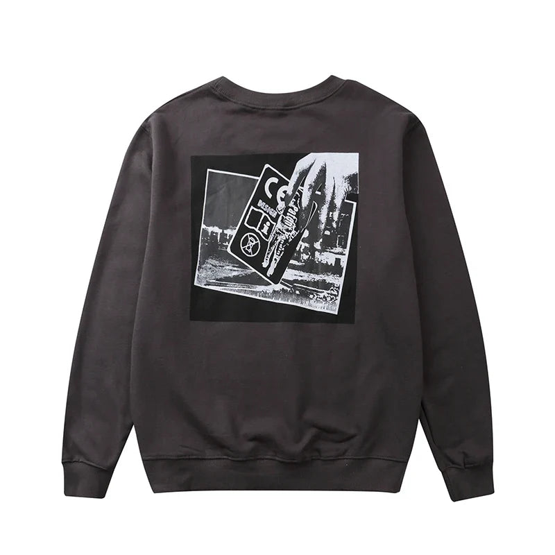 Unisex Sweatshirt mit Rundhalsausschnitt und Grafikprint
