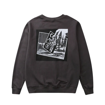 Unisex Sweatshirt mit Rundhalsausschnitt und Grafikprint