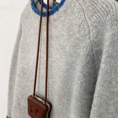 Damen Pullover im lässigen Herbststil mit Rundhalsausschnitt – Bequemer Basic-Strick für Alltag und Freizeit