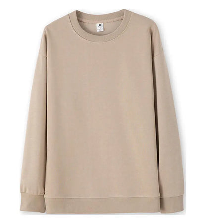 Unisex Langarm Sweatshirt Basic Rundhals in verschiedenen Farben