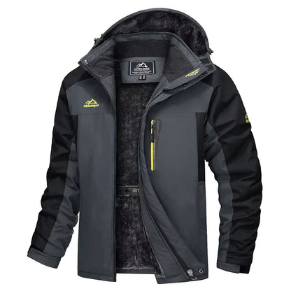 Jacke mit Kapuze und Reißverschluss