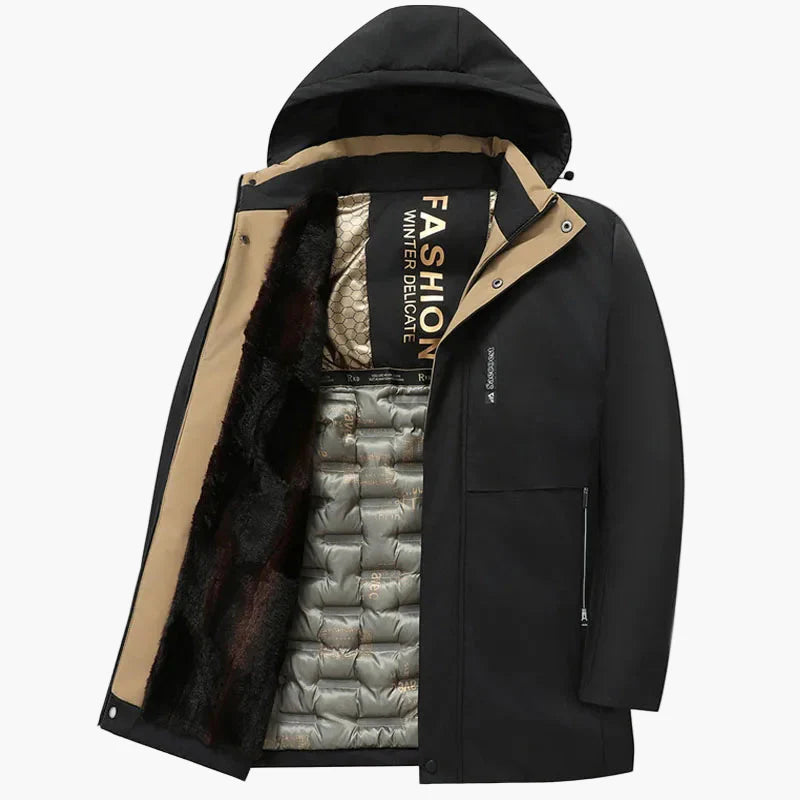 Herren Wintermantel mit Kapuze – Modischer Outdoor Parka für kalte Tage