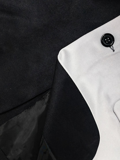 Herren Business Anzug Sakko Modern Slim Fit für Büro & festliche Anlässe