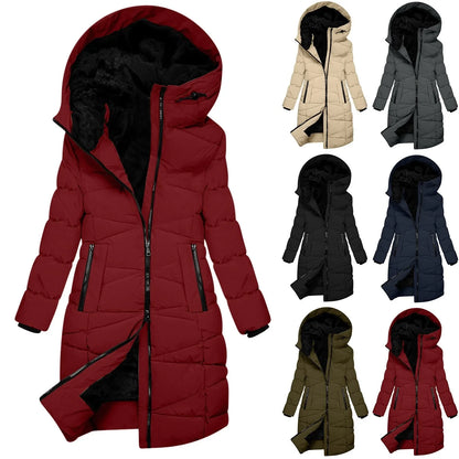 Damen Wintermantel mit Extragroßer Kapuze – Stylischer Kälteschutz für den Alltag