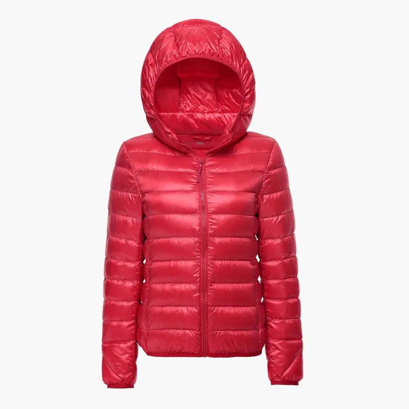Damen Steppjacke mit Kapuze – Leichte Outdoorjacke für Alltag & Freizeit
