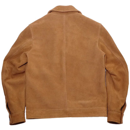 Braune Übergangsjacke im Blouson-Stil für Herren