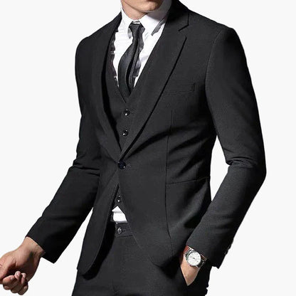 Herren Business Anzug 3-teilig – Klassischer Stil für Büro & festliche Anlässe