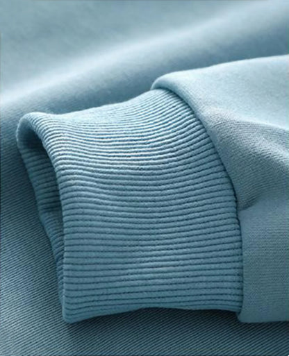 Unisex Langarm Sweatshirt Basic Rundhals in verschiedenen Farben