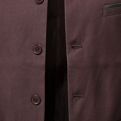 Herren Blazer mit Stehkragen und modernem Schnitt