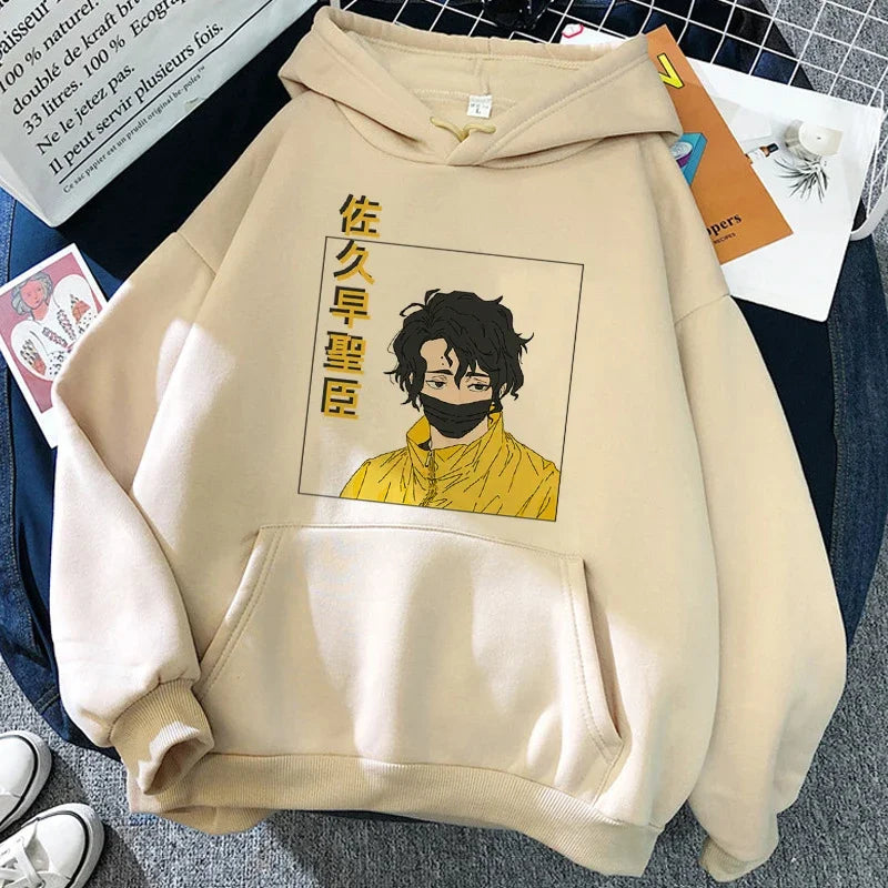 Unisex Kapuzenpullover mit Anime-Druck