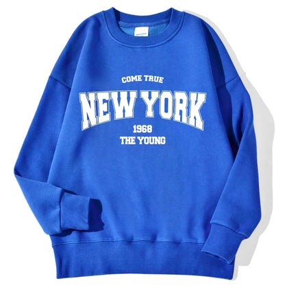 Unisex Sweatshirt Rundhalsausschnitt mit Motivdruck Langarm Oberteil Freizeit