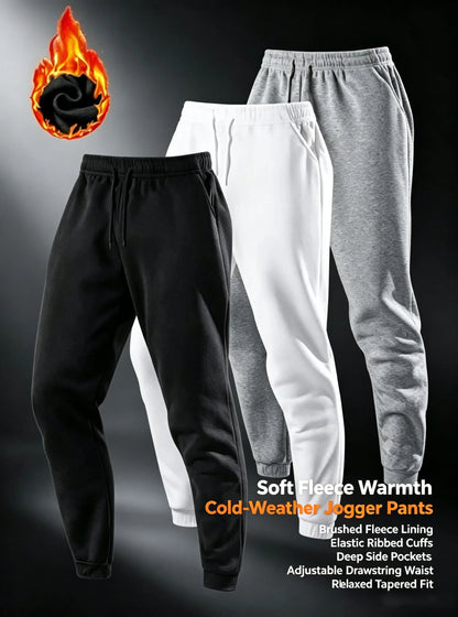 Thermo Jogginghose mit Fleecefutter für Winter & kalte Tage – Weiche Sporthose