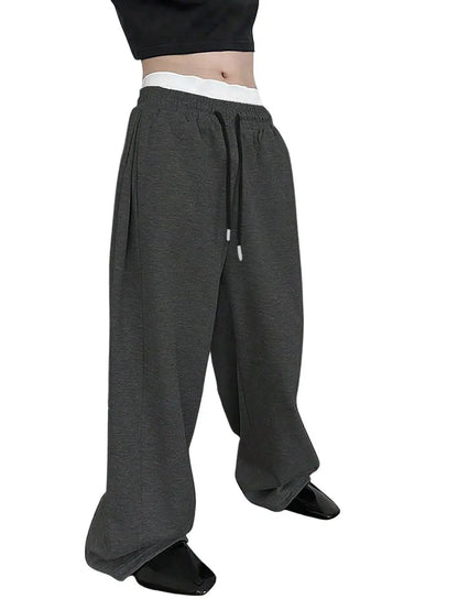 Unisex Jogginghose Schwarz – Bequeme Freizeithose mit Kordelzug und Seitentaschen