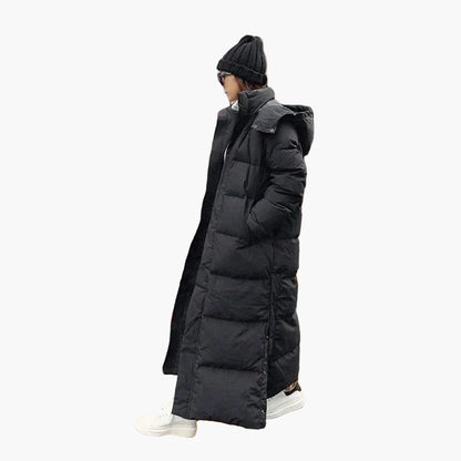 Damen Winter Steppmantel Lang – Modischer Outdoor Daunenmantel für kalte Tage