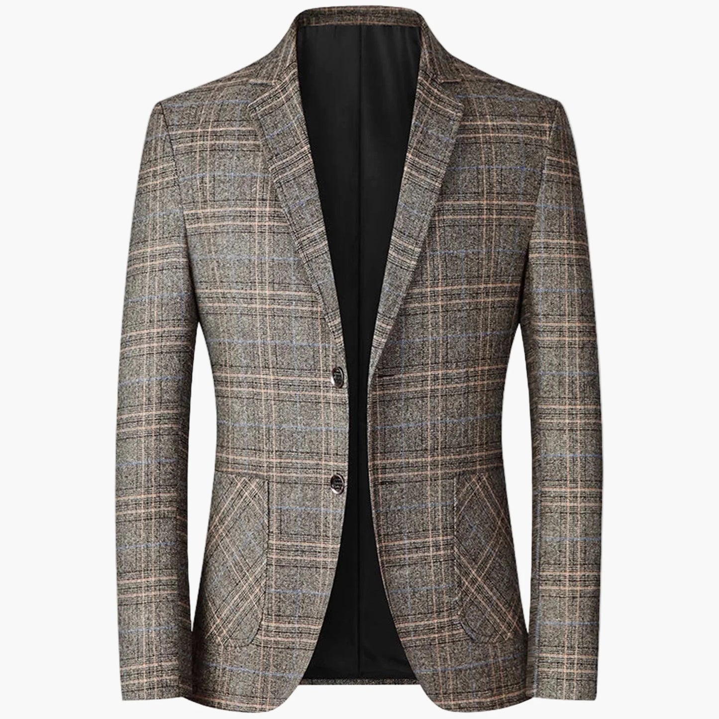 Herren Modernes Business Sakko – Eleganter Anzugblazer im Karomuster für Büro & besondere Anlässe