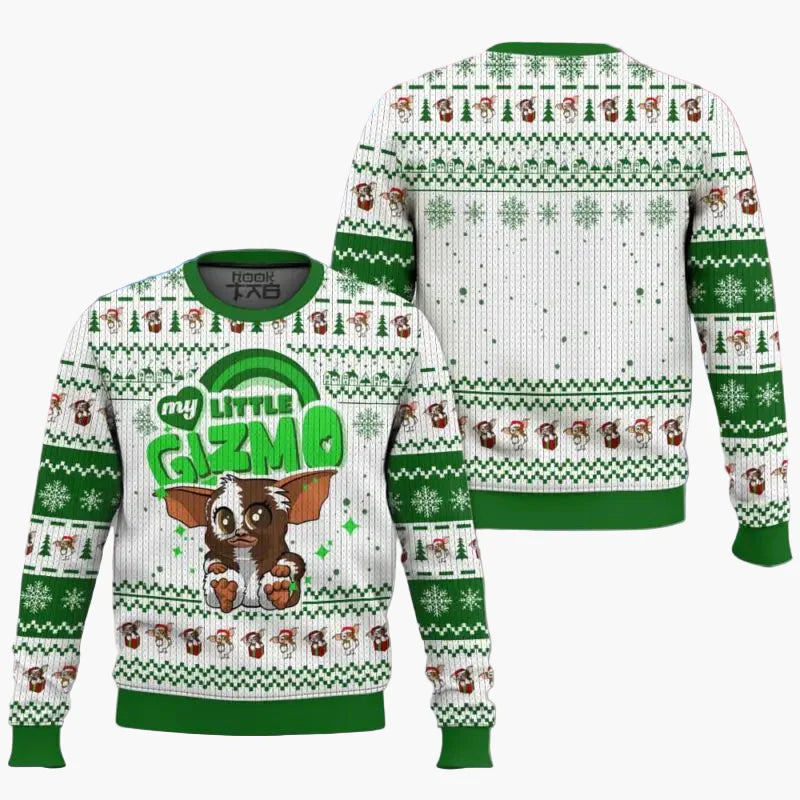 Herren Weihnachtspullover Gremlins Ugly Christmas Sweater – Lustiger Fanartikel für Weihnachten