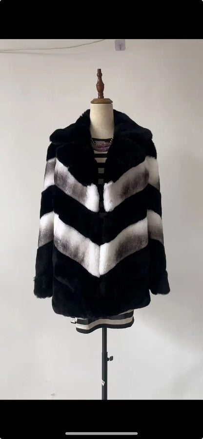 Damen Kapuzen Kunstpelz Mantel Langarm Winterjacke