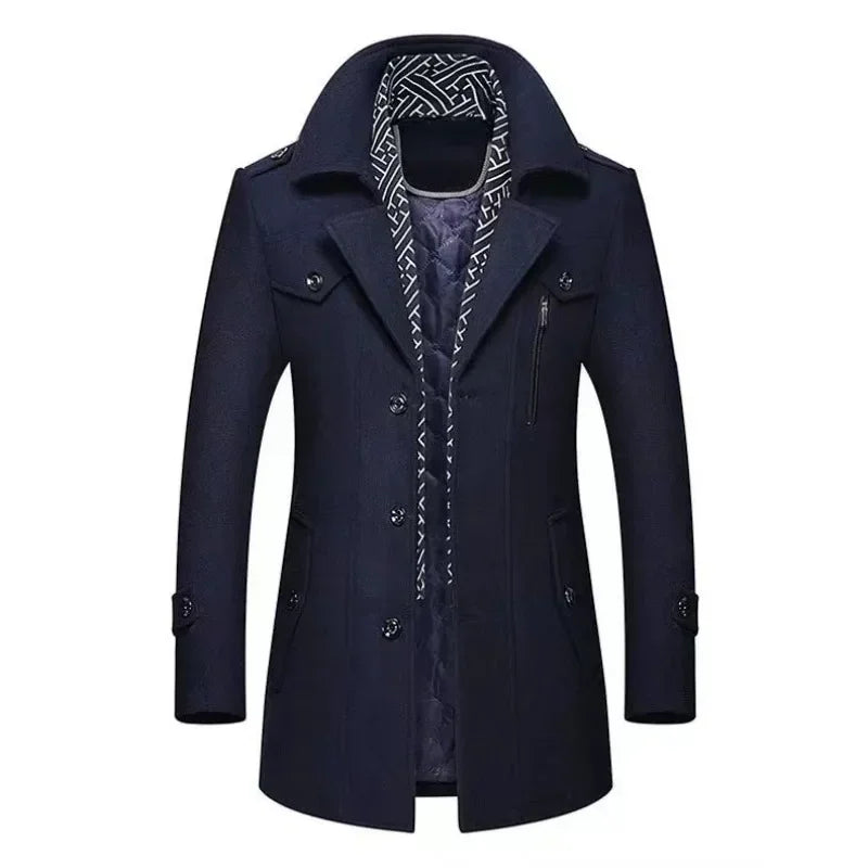 Herren Wintermantel Klassisch Modern – Eleganter Freizeit- und Business-Look