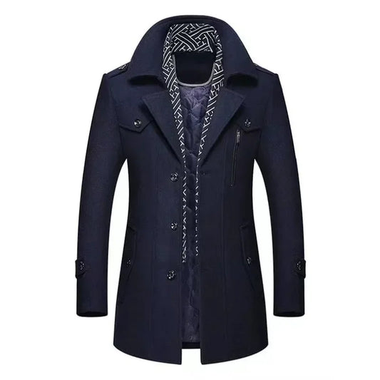 Herren Wintermantel Klassisch Modern – Eleganter Freizeit- und Business-Look