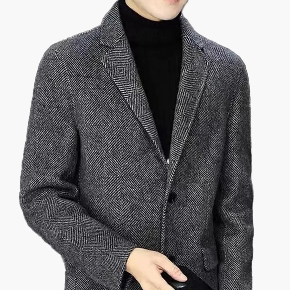Herren Klassischer Blazer Modern Business Freizeitjacke – Eleganter Stil für Büro & Alltag