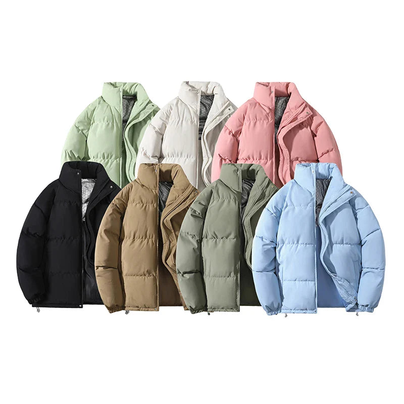 Herren Daunen-Steppjacke Winterjacke Outdoor Streetwear