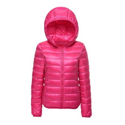 Damen Steppjacke mit Kapuze – Leichte Outdoorjacke für Alltag & Freizeit