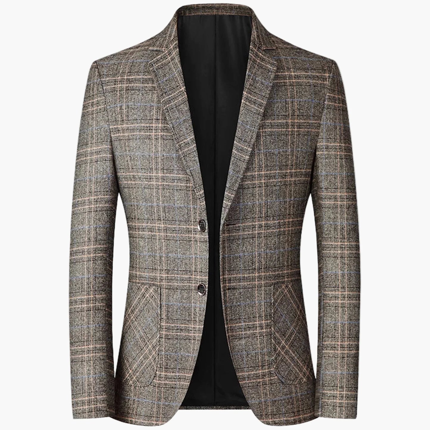 Herren Modernes Business Sakko – Eleganter Anzugblazer im Karomuster für Büro & besondere Anlässe