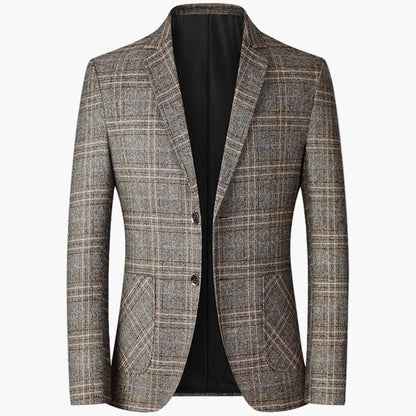Herren Modernes Business Sakko – Eleganter Anzugblazer im Karomuster für Büro & besondere Anlässe